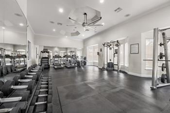 Fully equipped fitness center